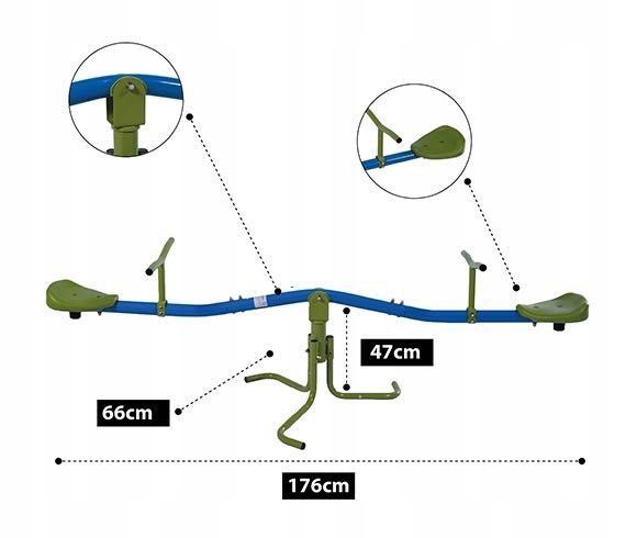 Волнистые качели карусели балансир 360° | Количество ограничено!
