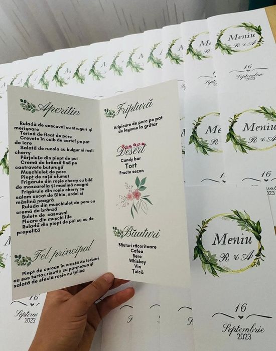 Invitații evenimente / invitații botez / invitații nunta / plicuri bani / marturii magnetice botez - LA COMANDA