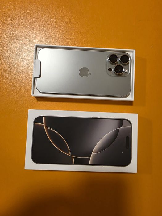 Iphone 16 Pro Max 256gb, Natural, liber de retea, factura garantie