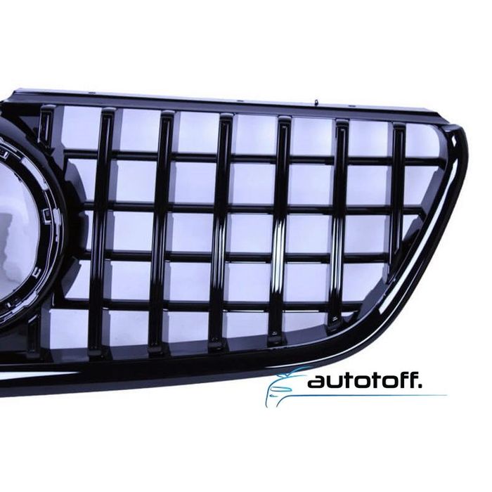 Grila compatibila Mercedes VITO W447 Facelift (2019+) Full Black Design