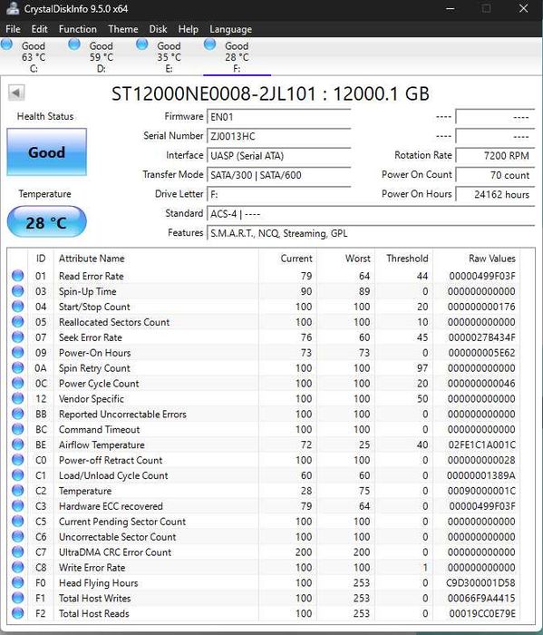 2 x HDD Seagate IronWolf Pro 12TB