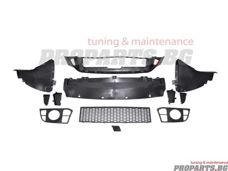 М техник предна броня за BMW 5er F10 LCI фейслифт 14-17