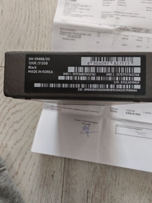 Vând s-au schimb Samsung Galaxy S26 Ultra 5G Black  512GB
