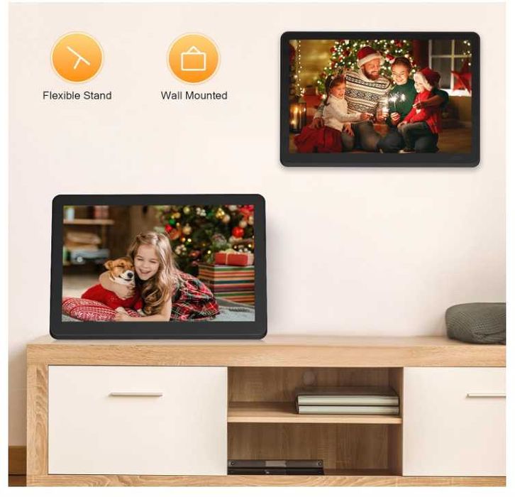 Rama foto digitala "8 1080p Touchscreen WIFI 16gb memorie interna
