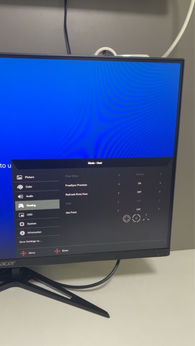 Acer Nitro RG271 Pbix 165Hz Gaming Monitor