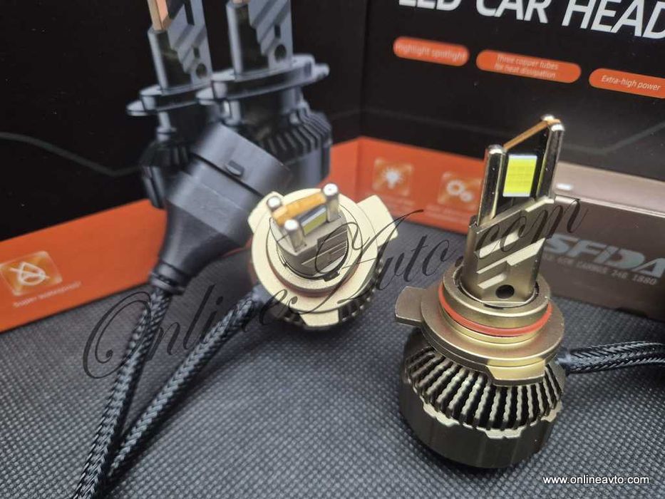 HIR2 9012 Диодни крушки с подобрен фокус, LED крушки за автомобил 130W