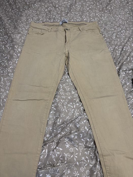 Мъжки панталони Springfield – Slim Fit, Бежов цвят (Размер W38)