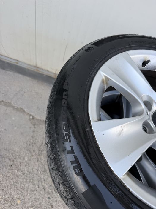Jante BMW 5x120 R17 cu anvelope 225/55/17 DOT 1521
