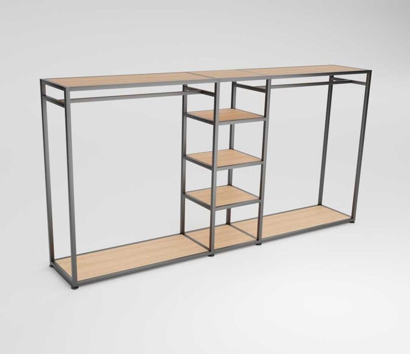 Лофт услубда стеллажи замонавий мустахкам