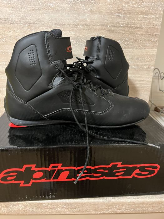 Боти Alpinestars FASTER-3 RIDEKNIT SH black red fluo