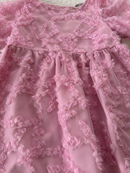 Детска розова рокля H&M