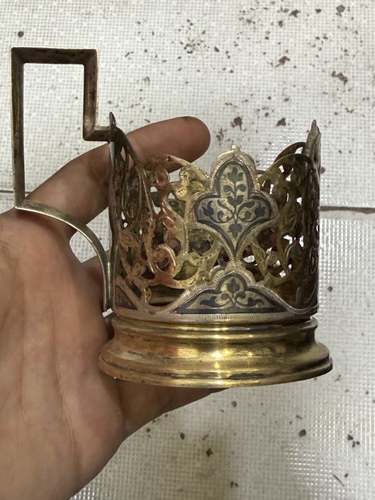 Подстаканник СССР серебро