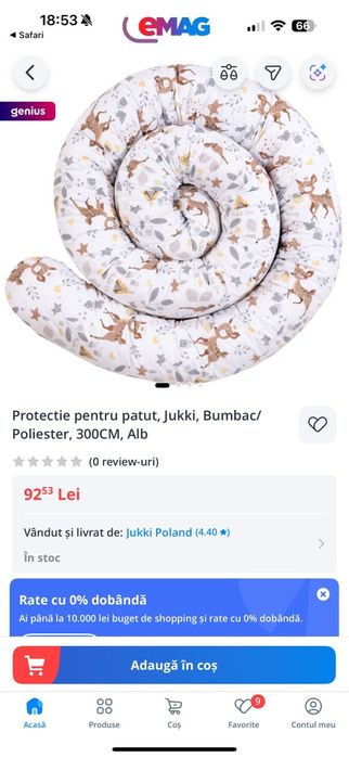 Protecție pătuț copii