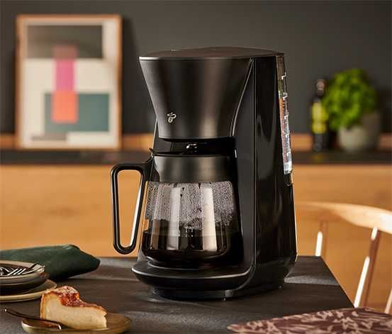 Cafetiera Tchibo LETS BREW 369610, carafa sticla 1.25l, Negru
