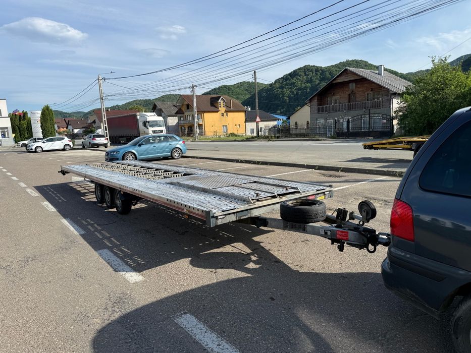 Platformă auto transport 2 mașini 8.6 m An 2021 RAR efectuat