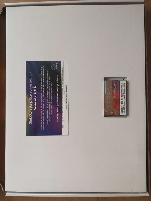 Tablou Iqos arta AI 10 ani aniversar