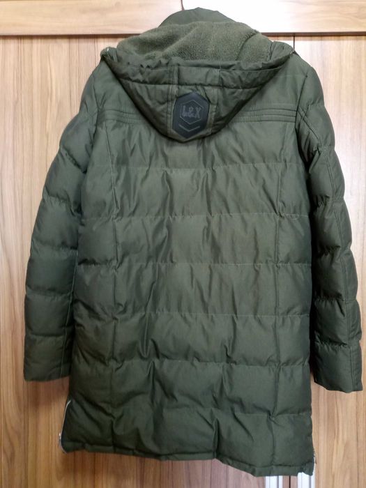 Теплая длинная мужская куртка большой размер XL.Цена 150 тыс