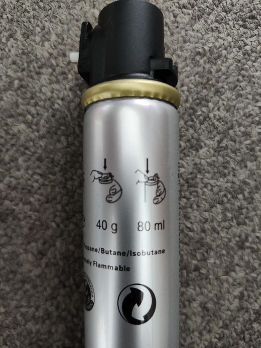 Tub de gaz mașini de bătut cuie în beton