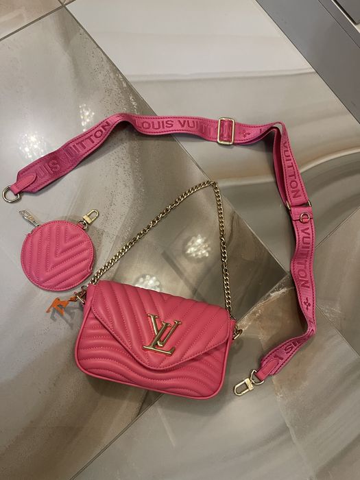 Louis Vuitton розова чанта