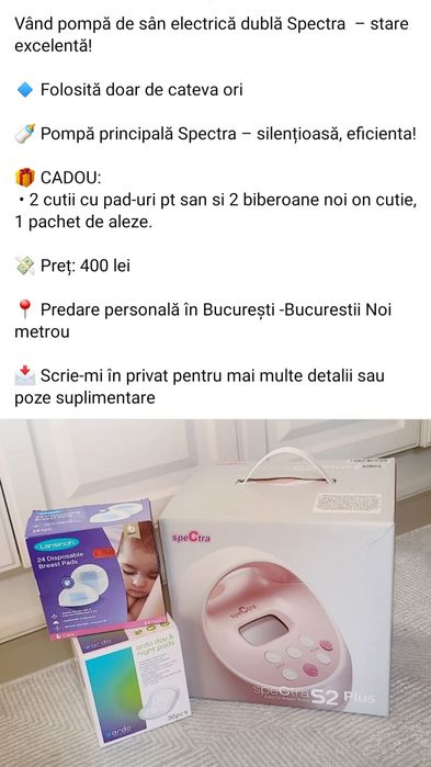 Pompa Spectra ca noua