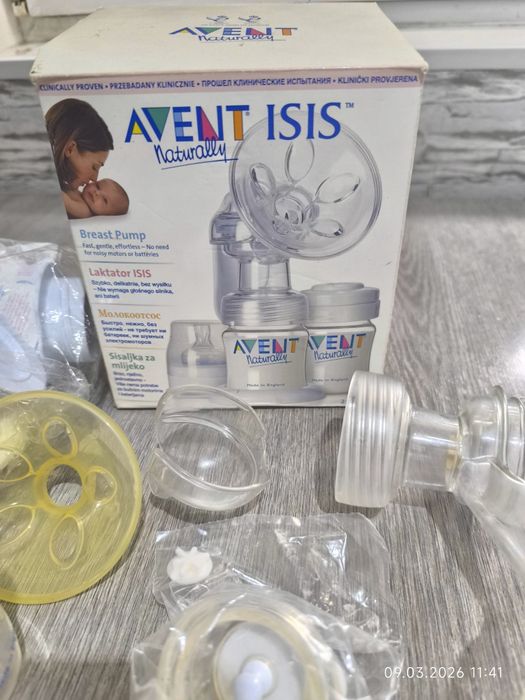 Молокоотсос ручнойАвент. Б/у и детский назальный аспиратор б/у