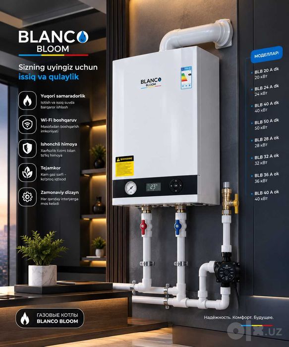 Газовый котел Blanco Bloom настенный Wi-Fi оптом со склада