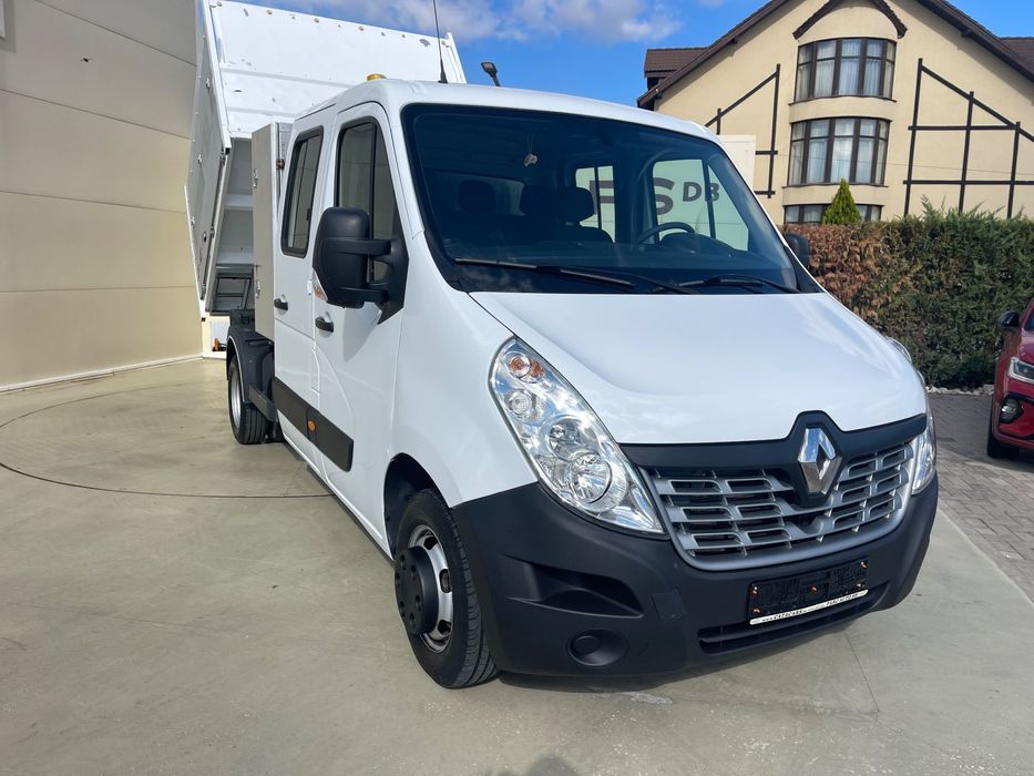 Renault Master Doka 6LOCURI  BASCULABIL PUNTE DUBLA Renault Master Doka 2.3DCI, 163CP, Euro6, Clima, Computer, Carlig