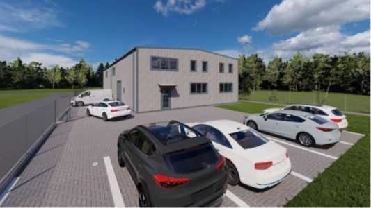 Închiriez sau vând hală metalică 590 mp Moșnița Veche