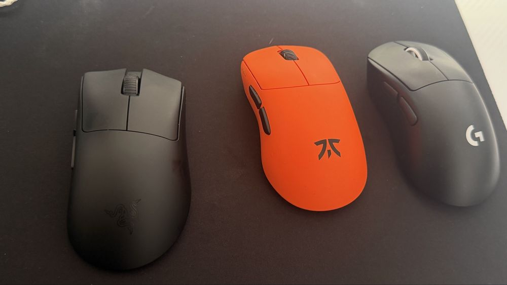 Logitech dex, razer deathadder v4, lamzu thorn