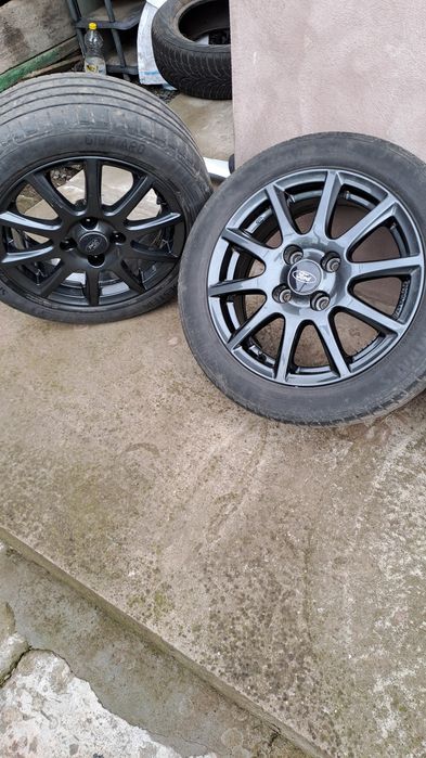 Vând 4 jante 4x108 cu anvelope