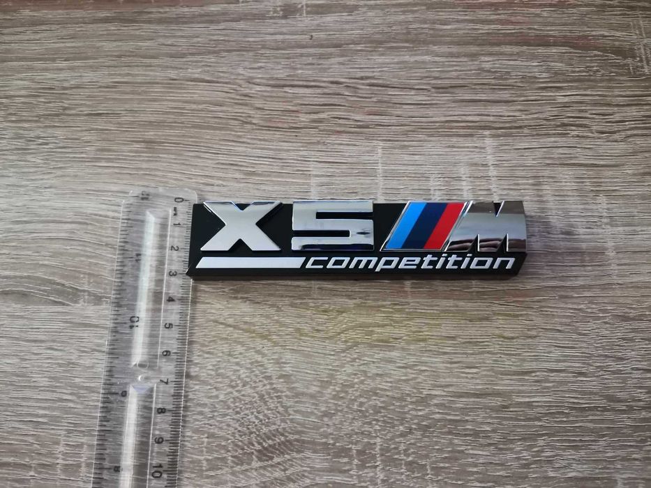 Предна решетка сребриста емблема BMW X5M Competition