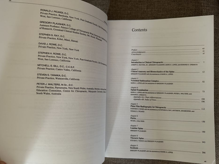 Vând chiropractică clinică și metodologie