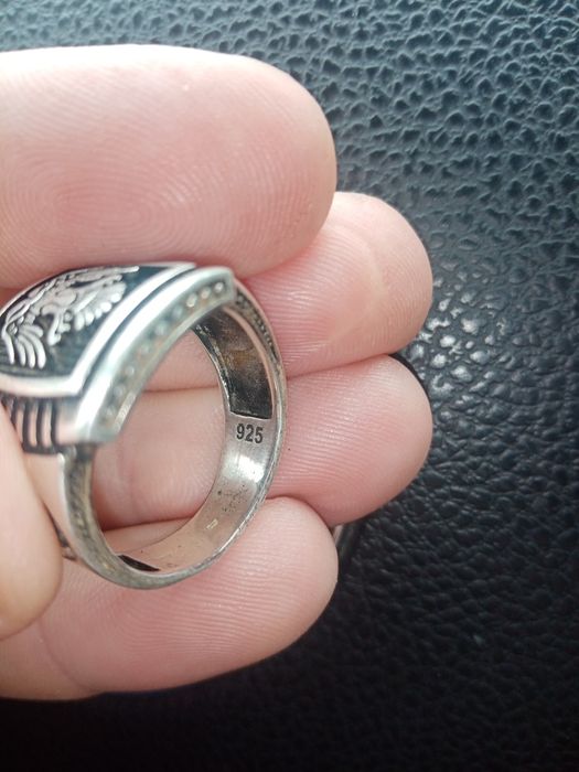 Inel ghiul argint 925 bărbătesc