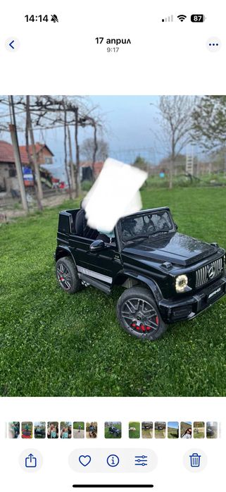 Акумулаторен джип Mercedes Benz