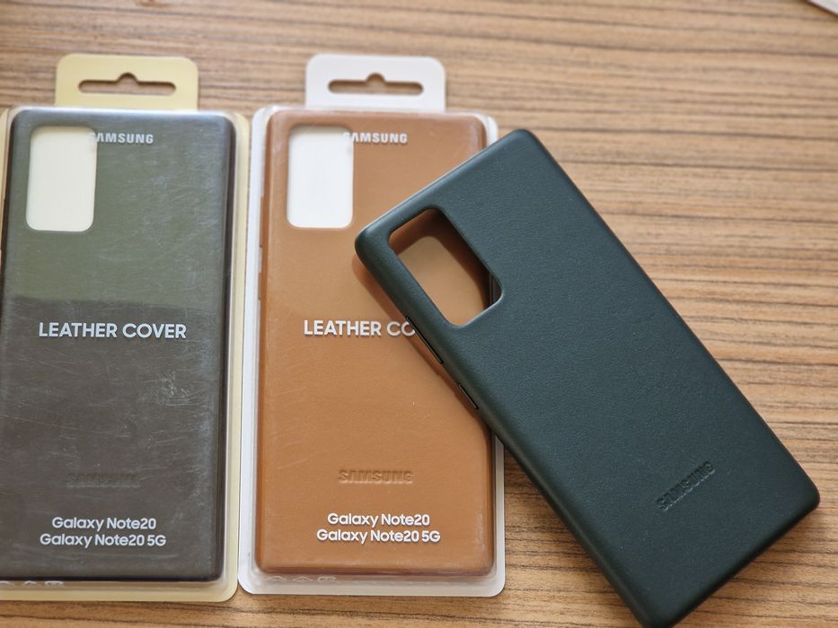 Husa Piele Naturala Originala Samsung Galaxy Note 20 Noua!Oferta