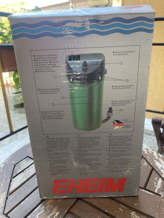 Външен филтър за аквариум с нагревател EHEIM