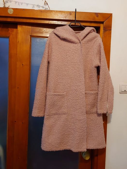 Palton damă glugă Amisu mărimea 38