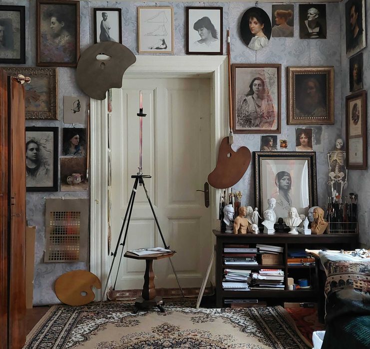 Cursuri de pictură şi desen ,Online  şi la atelier