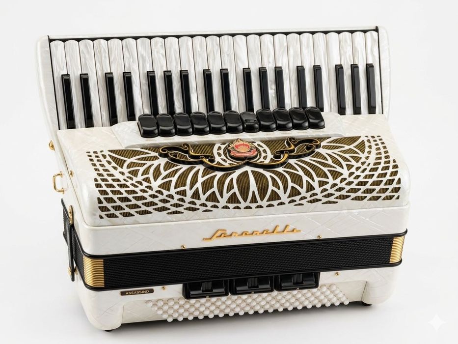 Acordeon digital Serenelli Assassino carcasa pentru sistem Midi
