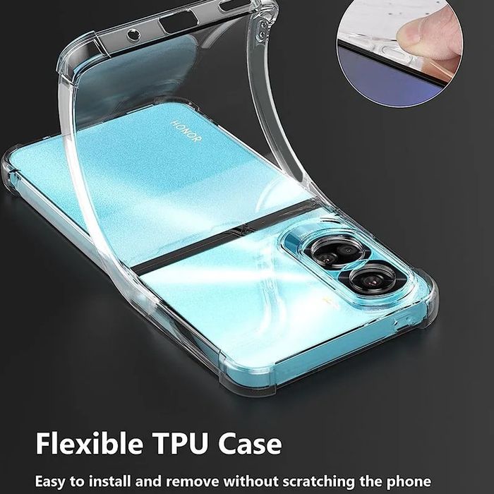 Honor 90 / 90 Lite / Силиконов удароустойчив кейс гръб