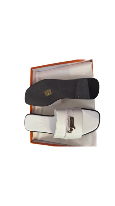 Hermes Giulia Calfskin Sandals