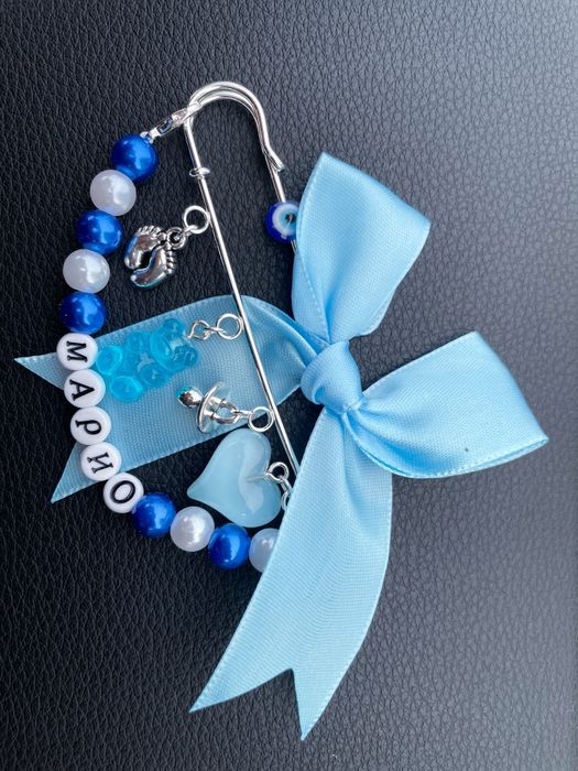 Амолет-талисман за бебешка количка. Персонализиран, уникален подарък.