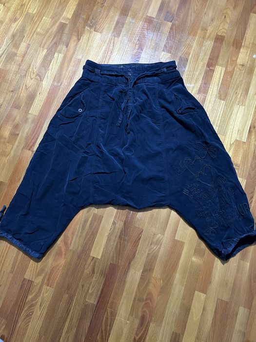 Pantaloni Desigual tip salvar din catifea