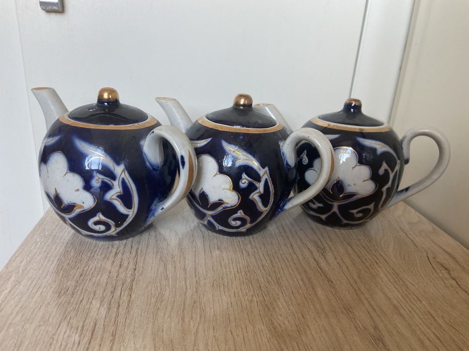 Посуда чайник 3 штуки,стакан стеклянный