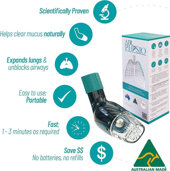 Dispozitiv AirPhysio stare perfecta.