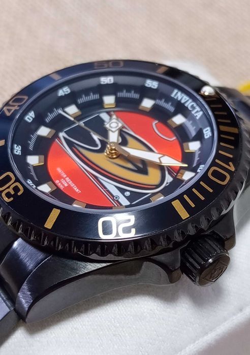 Ceas Invicta NHL Anaheim Ducks Quartz Orange Dial – Femei
