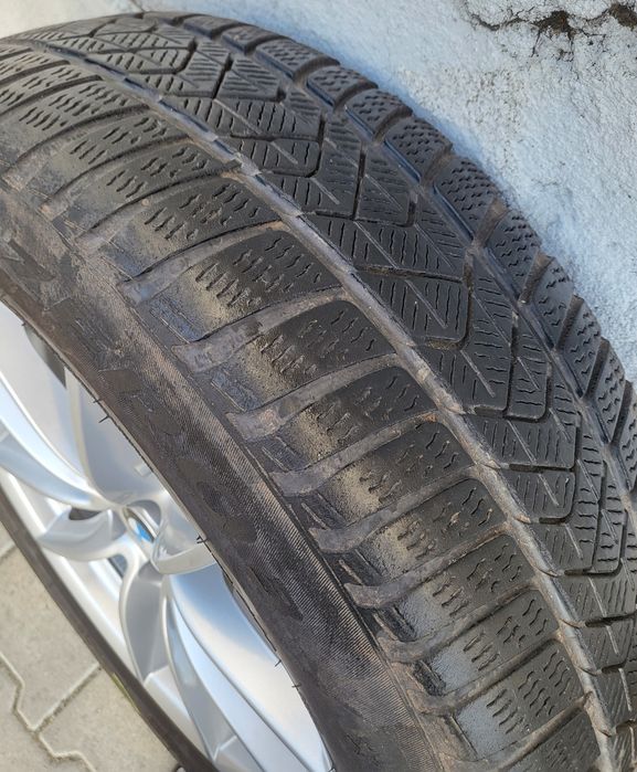 Jantd aliaj R17 BMW X3, anvelope iarna Pirelli 225 60 18