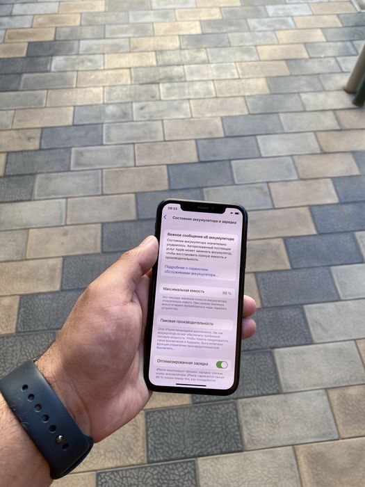 Iphone x ayfon x 64gb qora tel ideal sotiladi aybi yo face ishlidi