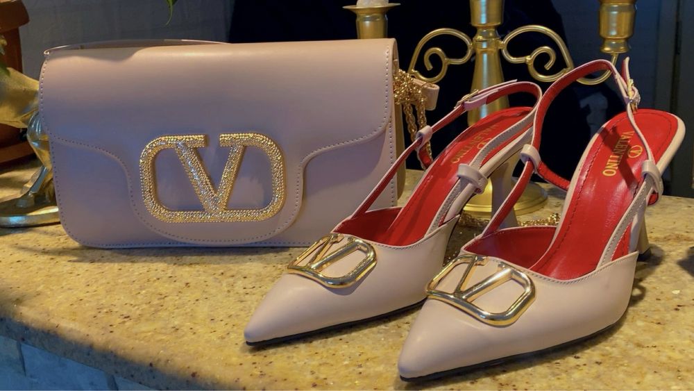 Set,pantofi și geantă valentino