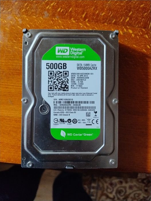 Жёсткий диск 500Гб
